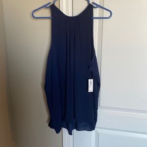 Navy tank top never worn XL
